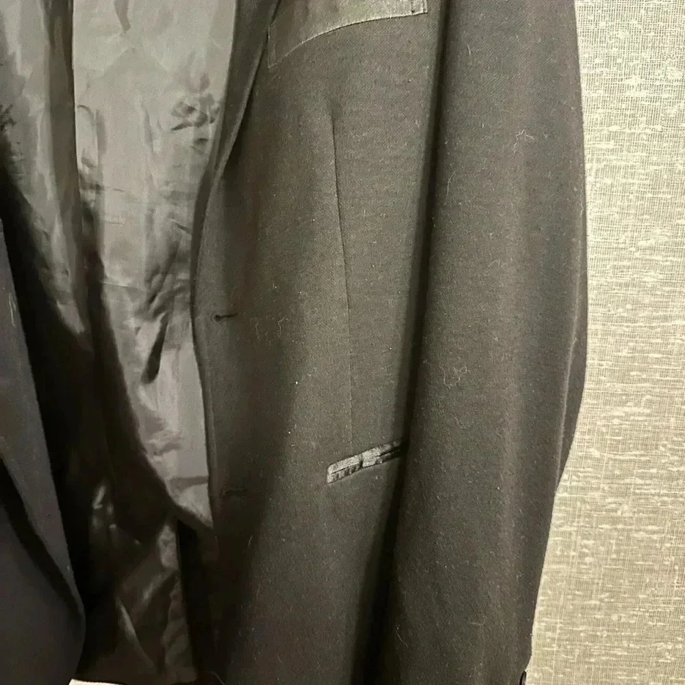 American‎ Rags Button Up Blazer Black Size Large
